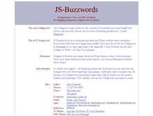 Tablet Screenshot of jsbuzzwords.axelschneider.info
